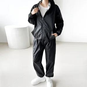 코디제이 여자 W 컴포트 땀복 후드자켓세트 ~2XL까지 트레이닝 운동복 조깅복 헬스복