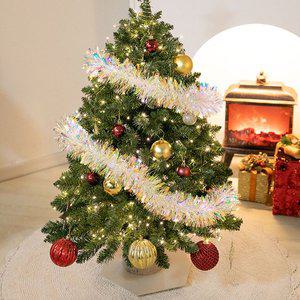 [플라워트리]크리스마스 모루 반짝이 오로라 200cm 트리 벽 장식 소품 용품 데코 만들기 재료 diy