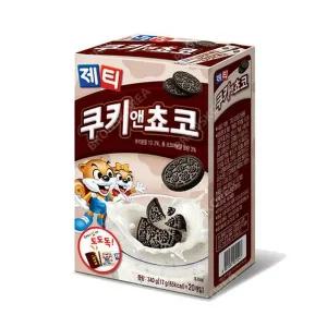 동서식품 제티 쿠키앤초코맛 20T 우유에 퐁당