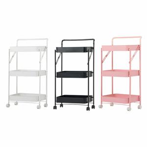 [완제품배송] 까사마루 접이식 트롤리 3단 1개 [색상 택1]