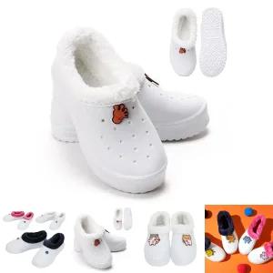 커밍 겨울 만능화 (사이즈선택)/국산/아동/털실내화/실내화/EVA/흰/학생/털신/학교/초등/어린이/중학생