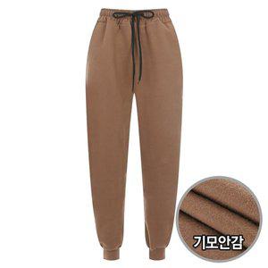 [신세계라이브쇼핑][샵앤] 여성 방한 양기모 썸 국산 트레이닝 조거 팬츠N WG-WPT-20195-브라운