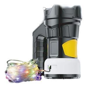 [BZJLNGWY_51D4]캠핑 텐트 감성 와이어 줄 조명 서치라이트