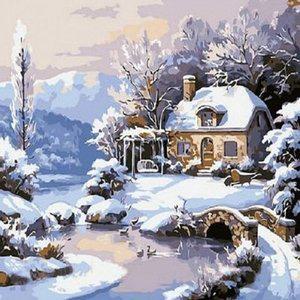 DIY 겨울 그림 그리기 명화 피포페인팅 (WFGWS6G)