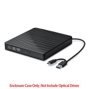 드라이브 외장 케이스 USB 3.0 C 타입 듀얼 헤드 전원 코드 DVD 미끄럼 방지 매트 스트라이프 넷북 하드디