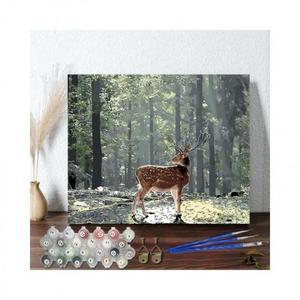 그리기 세트  명화 숲속의사슴  40x50 diy (3i44P)