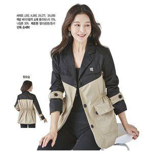 [NS홈쇼핑](우)라인스트링 트렌치 재킷[35110155]