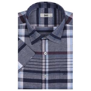 [닥스](하남점)25년 SS 린넨혼방 라지체크 반소매 레귤러핏 캐쥬얼남방 DLS3SHCS130N1