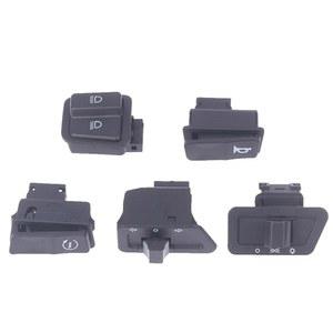 오토바이 스쿠터 로우 단추 경적 지시등 스타트 모페드 스위치 방향 액세서리 하이 커넥터