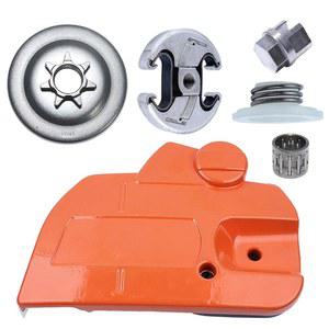 온애이 544097902 578097901 503931801을 위한 HUSQVARNA 445 450 교체 부품용 AUMEL 전기톱 브레이크 클러치 커버 325 7T 드럼