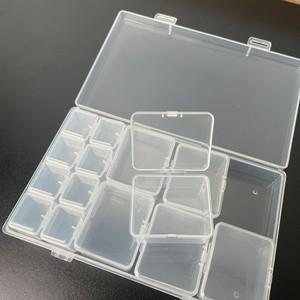 투명 비즈케이스 소 중 세트 비즈통 비즈공예재료 약통 알약케이스 비즈재료 약통케이스