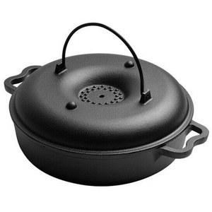 구이 옥수수 찌는 난로 기계 군고구마 주철 냄비 고구마 직화구이 25cm 고구마팬