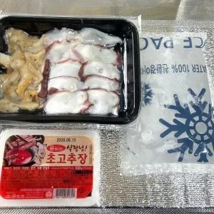 [산정마을] 쫄깃하고 부드러운 손질 순살 자숙 골뱅이 문어 세트