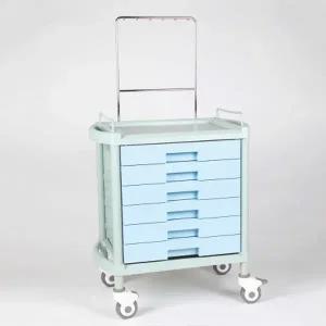 [열린세상] 다용도 서랍형 드레싱카트 YDS-106L - 수액걸이 브레이크바퀴