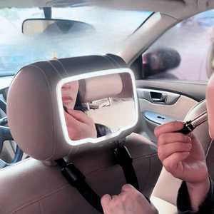 차량용 LED 조명 화장 거울 뒷좌석 헤드레서트 선바이저 룸미러