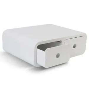 시스맥스 올리오박스 노트북 모니터 2칸 서랍받침대 다용도정리함 수납함 멀티박스 미니2칸서랍