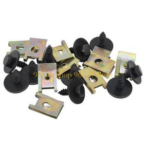 96GB 40 팩 u 너트 육각 나사 와셔 속도 패스너 트레이 판금 클립 고정