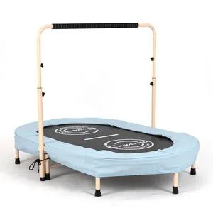 [헬스케어]타원형 트램폴린 트램펄린 민트 2인용 파스텔
