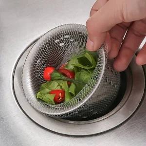 일회용 싱크대 배수구 음식물 거름망 100매 DD-10892