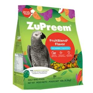 [애니몰파크]쥬프림 후르트 블렌드 회색앵무 중대형조 과일 펠렛 사료 4.5kg