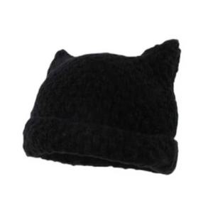 블랙 고양이귀 뿔 니트 비니 예능 굿데이 8회 지드레곤 GD 연예인스타일