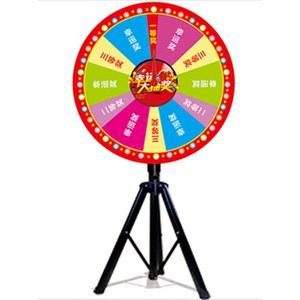 대형 룰렛 돌림판 목재 40cm 바늘형 러시안 추첨판 보드 행사용 스탠드 세트 다트