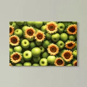 해바라기 사과 그림 인테리어 액자 개업선물 거실인테리어 해바라기그림 인테리어액자