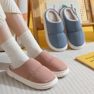 털슬리퍼 발편한 패딩 실내화 방한 앞막힌 남성 여성 커플 겨울