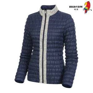 [마코](여성)트위드 배색 퀼팅 점퍼_MMW1PJ01