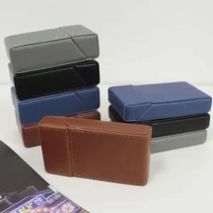 빈티지색감의 일반형 슬림형 스티치 담배케이스