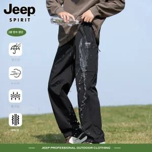 JEEP SPIRIT 남성 아웃도어 방수 카고 바지 슬랙스 팬츠