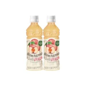 자연은 납작복숭아 340ml 24개