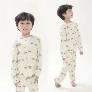 )스몰 다이노 상하 세트 내의세트 실내복 내복 파자마 히트택