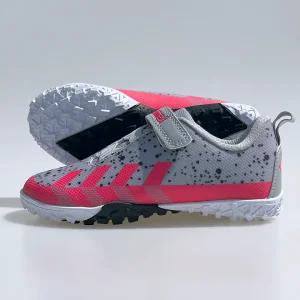 험멜 주니어 풋살화 팬서 유소년 축구화 찍찍이 벨크로 그레이 정품 HMSS-506 Gray