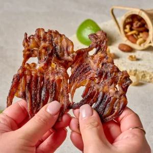 미니 구운 오징어 숏다리 [200g x 1봉] 까망 납작 오다리 오징어다리