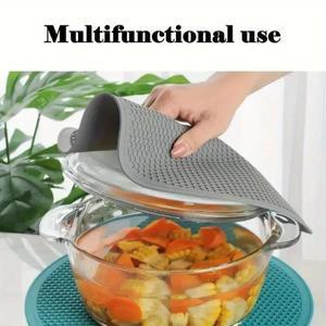 실리콘 냄비 받침대 대형 벌집 모양 식탁매트 가정용 주방 배수 식기 열 차단