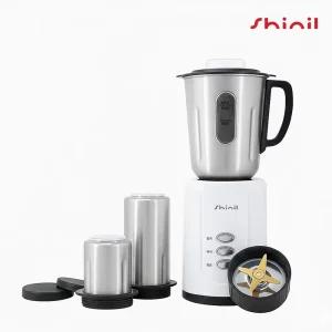 신일 스텐 멀티 믹서기 SMX-1700WK 화이트 SUS304 티타늄코팅칼날 다양한용기