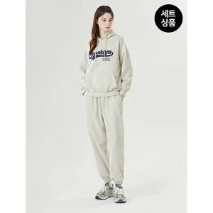 [하프클럽/르샵]기모 레터링 후드 티셔츠 밴딩 조거 팬츠 셋업 (DO4OW001A)