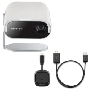 뷰소닉 빔프로젝터 미니 휴대용 가정용 동글 미러링 BNS