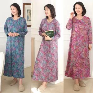 [쉬즈마담]H8558 페이즐리 겨울 홈드레스 홈드레스 맛집