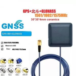 GPS수신기 GPS 글로나스 BD 안테나 GNSS 35x4 세라믹 SMA 수 BNC TNC 프 C MCX 앵글 42dbi 고이득 3m