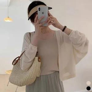 [하프클럽/셀러허브_여성트랜드패션]Rly 여름볼레로 볼레로가디건 여름가디