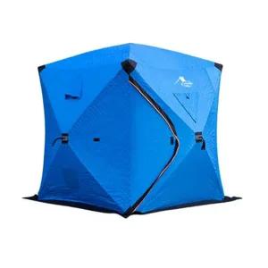 원터치 큐브 텐트 누빔 가림막 빙상 겨울 낚시 텐트 캠핑 바람막이 큐브형 돔큐브 설치 빙어 야외 통풍