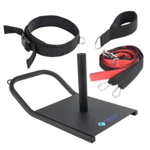 파워 슬레드 러너 컬럼 두꺼운 전신 야외 강화 벨트 저항 하체 트레이닝