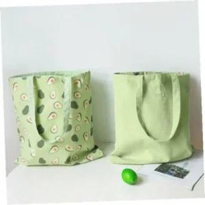 [라일리] Rly 과일캔버스백 상큼 후르츠 양면 캔버스백 아보카도