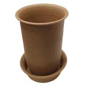 [콩심팥심]식물화분 실내꽃화분 원형 화분받침 미니 집화분 테이블화분