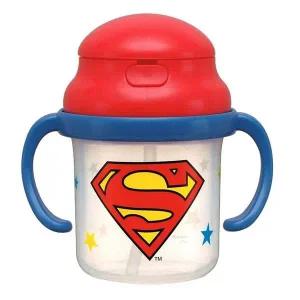 [알티피아]스케이터 캐릭터 스트로 양손잡이 유아동 머그컵 230ml (슈퍼맨)