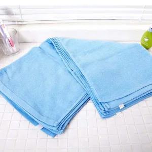 [골드스마일]중 블루 티제이 미용타월 10p 세면 면타올 호텔수건