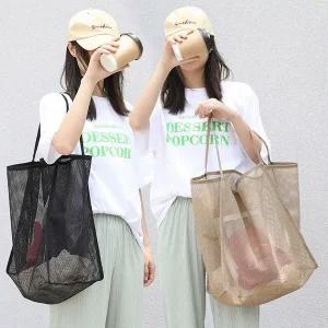 [하프클럽/]쇼퍼백 빅사이즈백 나일론백 숄더백 전체 유행가