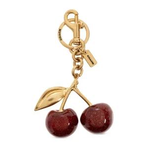 체리 모티프 스플릿 링 로브스터 클라스프 키링 77840 B4P1Y